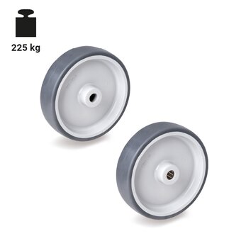 TR-71-W-Räder aus spurlosem thermoplastischem Gummi